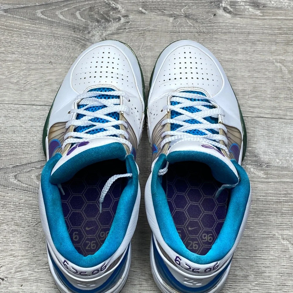 Nike Kobe 4‎ Protro Draft Day Mens 9.5 White Blue Purple AV6339-100 Sneaker